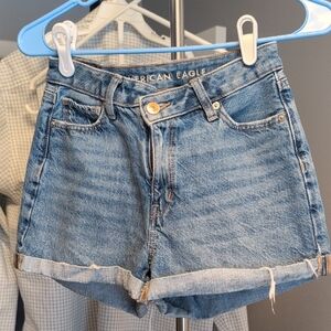 American Eagle Outfitters Light Blue Jean Shorts